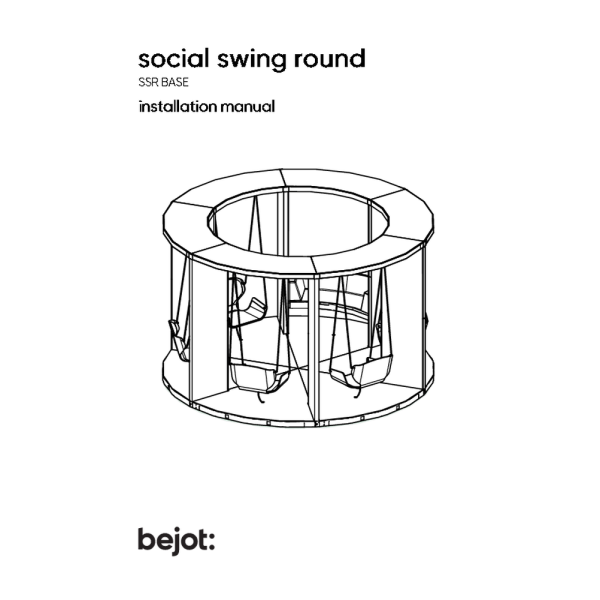 social swing round - installation manual